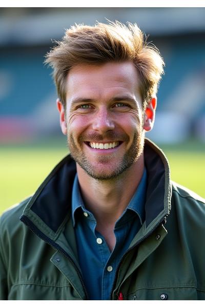 Portrett av Håkon Jensen, spesialisert i sport og eventfotografering